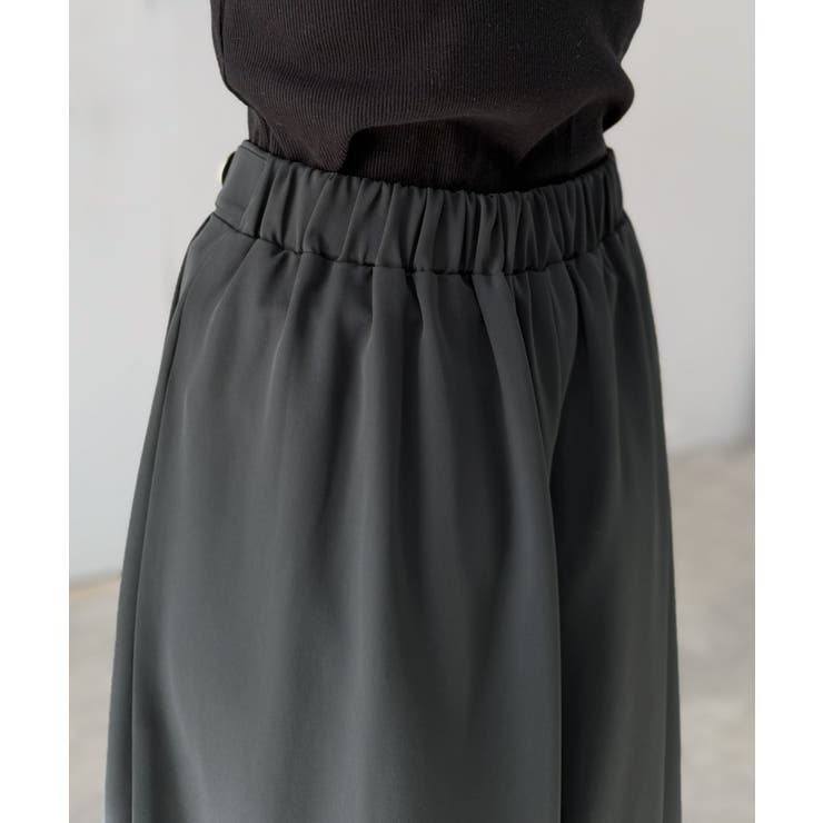 ゆるっと大人に上品見え。とろみ素材ウエストマークバミューダパンツ | Classical Elf  | 詳細画像21 