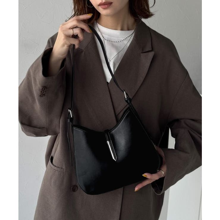 大人の余裕を魅せる。スウェードライクメタルパーツワンハンドルバッグ | Classical Elf  | 詳細画像7 