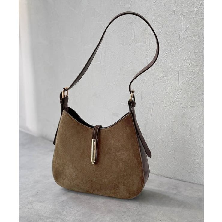 大人の余裕を魅せる。スウェードライクメタルパーツワンハンドルバッグ | Classical Elf  | 詳細画像25 