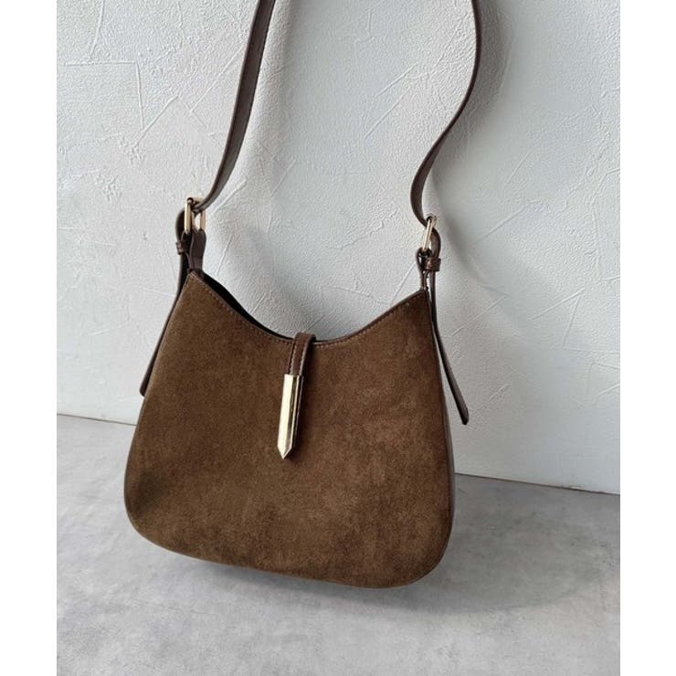 大人の余裕を魅せる。スウェードライクメタルパーツワンハンドルバッグ | Classical Elf  | 詳細画像26 