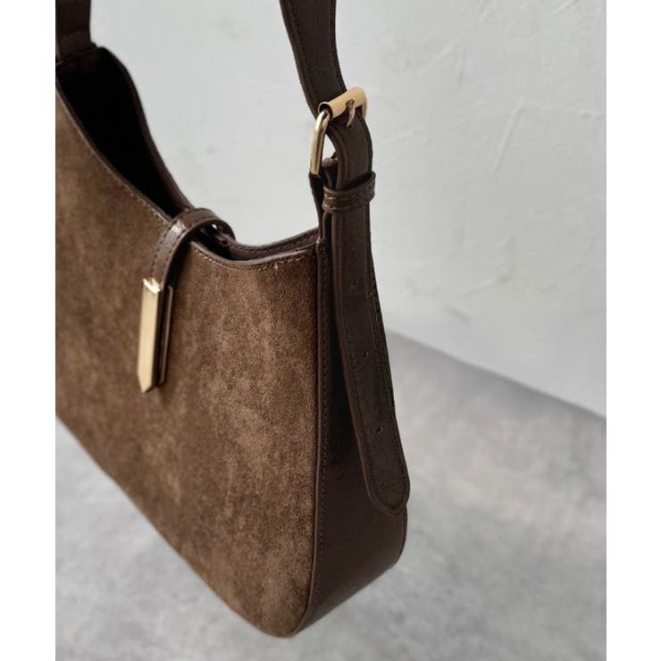 大人の余裕を魅せる。スウェードライクメタルパーツワンハンドルバッグ | Classical Elf  | 詳細画像29 