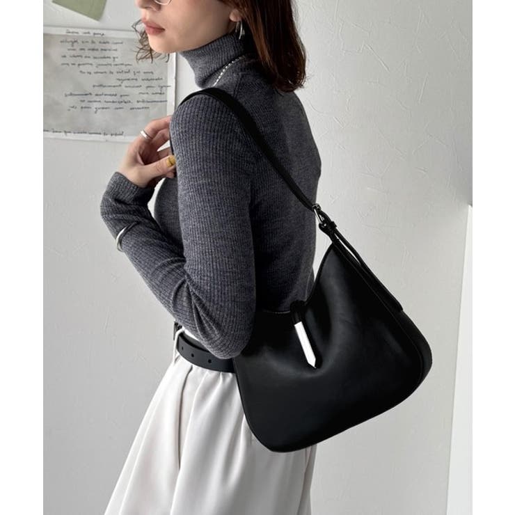 大人の余裕を魅せる。スウェードライクメタルパーツワンハンドルバッグ | Classical Elf  | 詳細画像3 