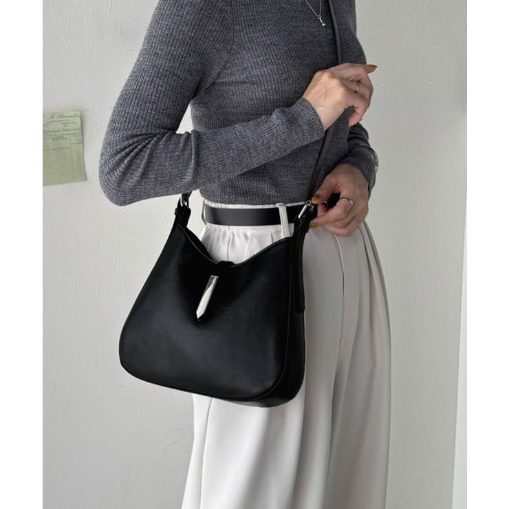 大人の余裕を魅せる。スウェードライクメタルパーツワンハンドルバッグ | Classical Elf  | 詳細画像5 