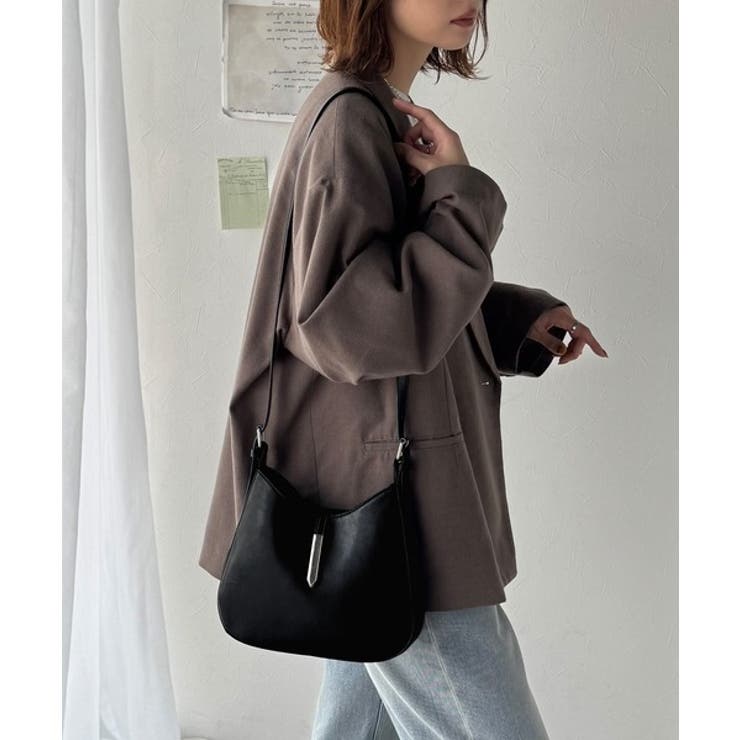 大人の余裕を魅せる。スウェードライクメタルパーツワンハンドルバッグ | Classical Elf  | 詳細画像6 