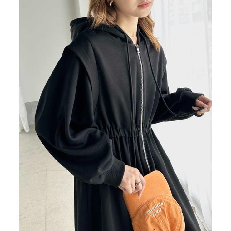 【VELOUR NOIR by FOXEY NEW YORK】ロングパーカーFOXEY