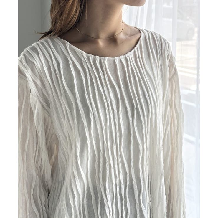 凹凸感が目を惹く。3Dウェーブカットソー | Classical Elf  | 詳細画像13 