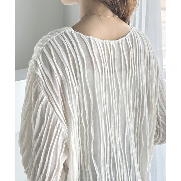 凹凸感が目を惹く。3Dウェーブカットソー | Classical Elf  | 詳細画像15 