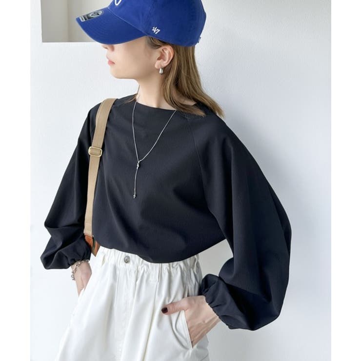 大人のナチュラルな抜け感。2way バルーン袖キーネックトップス | Classical Elf  | 詳細画像16 