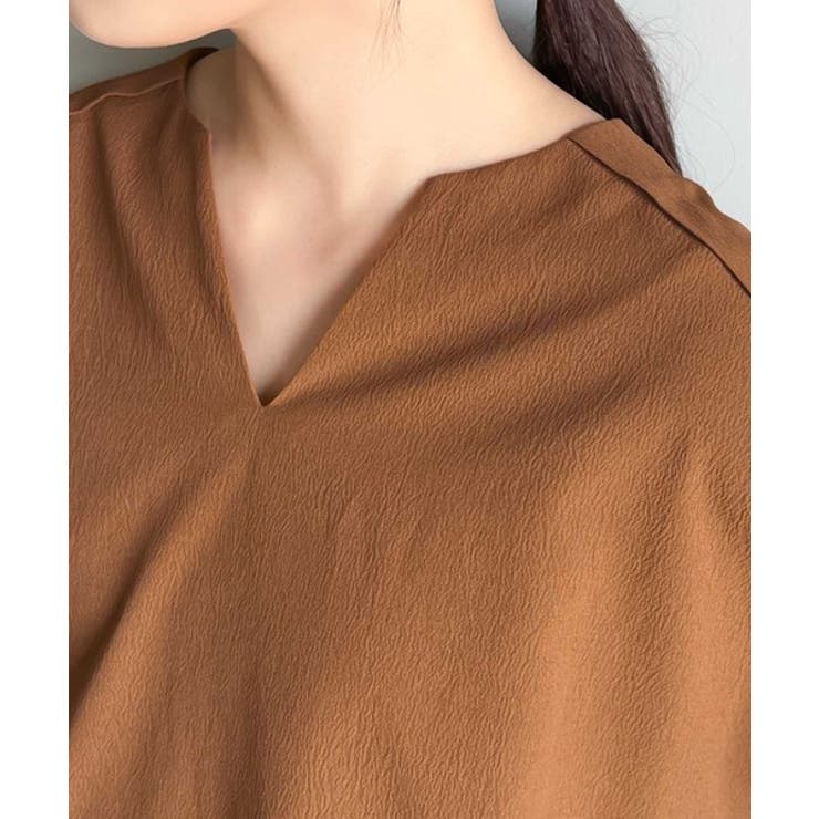 大人のナチュラルな抜け感。2way バルーン袖キーネックトップス | Classical Elf  | 詳細画像29 