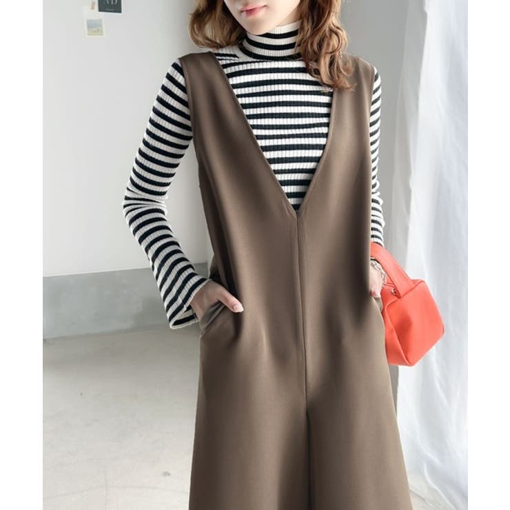 to the sea ワッフルビスチェ ロンパース ブラウン to the sea