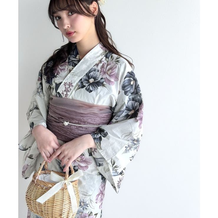 浴衣２点セット。花柄モチーフ浴衣（浴衣・兵児帯） | Classical Elf  | 詳細画像79 