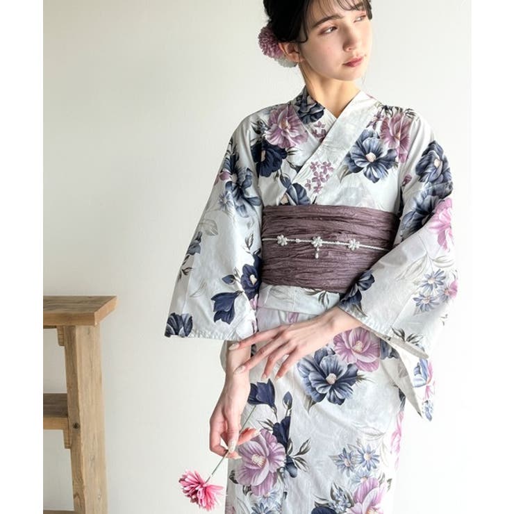 浴衣２点セット。花柄モチーフ浴衣（浴衣・兵児帯） | Classical Elf  | 詳細画像86 
