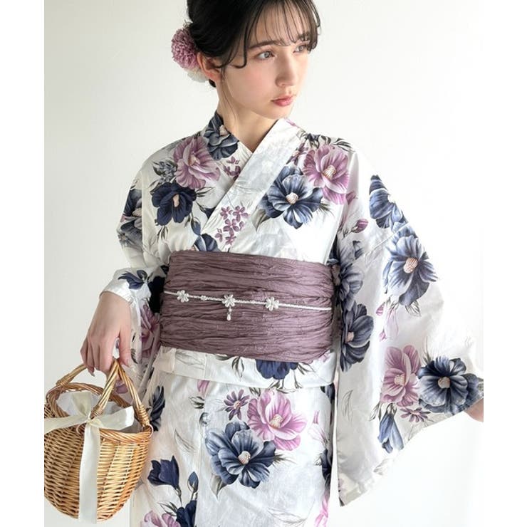浴衣２点セット。花柄モチーフ浴衣（浴衣・兵児帯） | Classical Elf  | 詳細画像94 