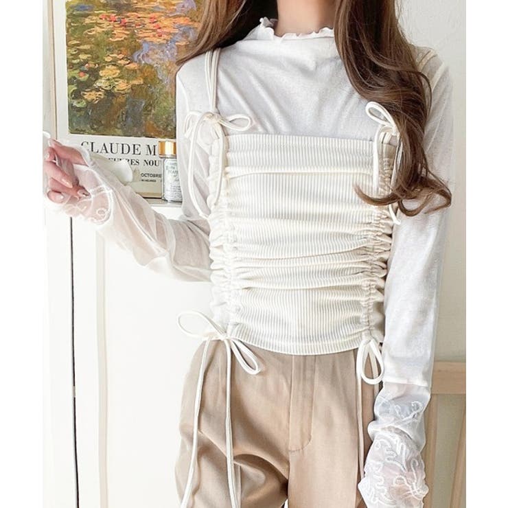 大人のシルエット。マルチwayドロストキャミソール | Classical Elf  | 詳細画像8 