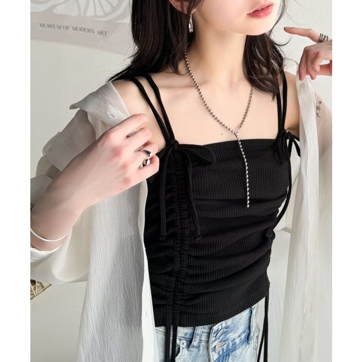 大人のシルエット。マルチwayドロストキャミソール | Classical Elf  | 詳細画像14 