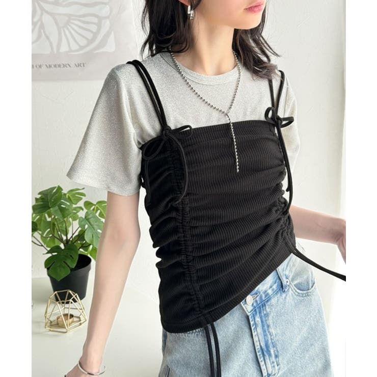 大人のシルエット。マルチwayドロストキャミソール | Classical Elf  | 詳細画像16 