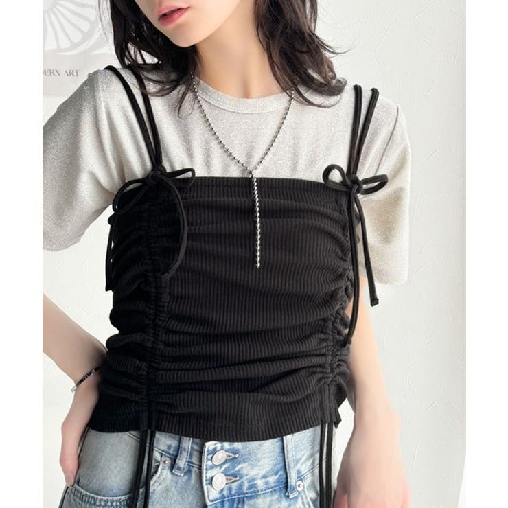 大人のシルエット。マルチwayドロストキャミソール | Classical Elf  | 詳細画像17 