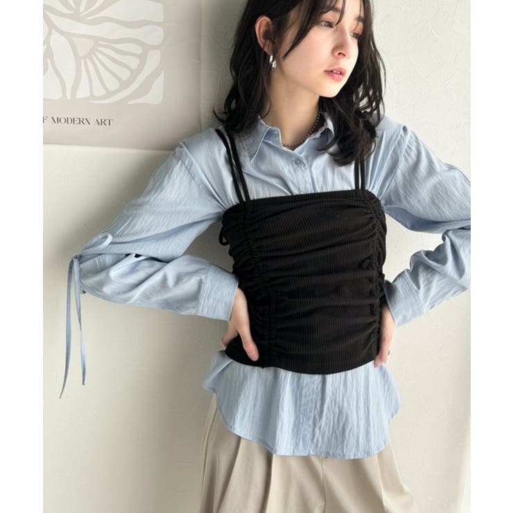 大人のシルエット。マルチwayドロストキャミソール | Classical Elf  | 詳細画像20 