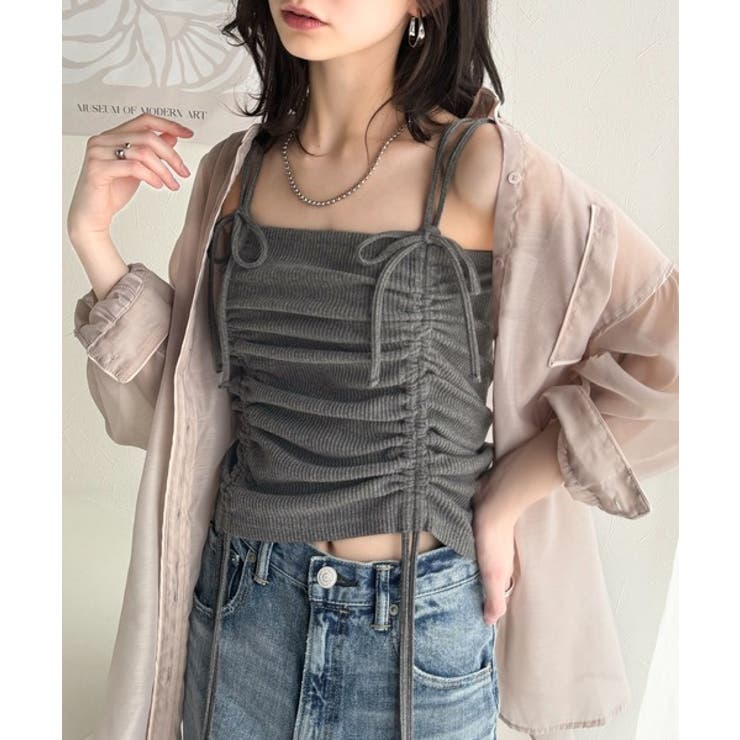 大人のシルエット。マルチwayドロストキャミソール | Classical Elf  | 詳細画像22 