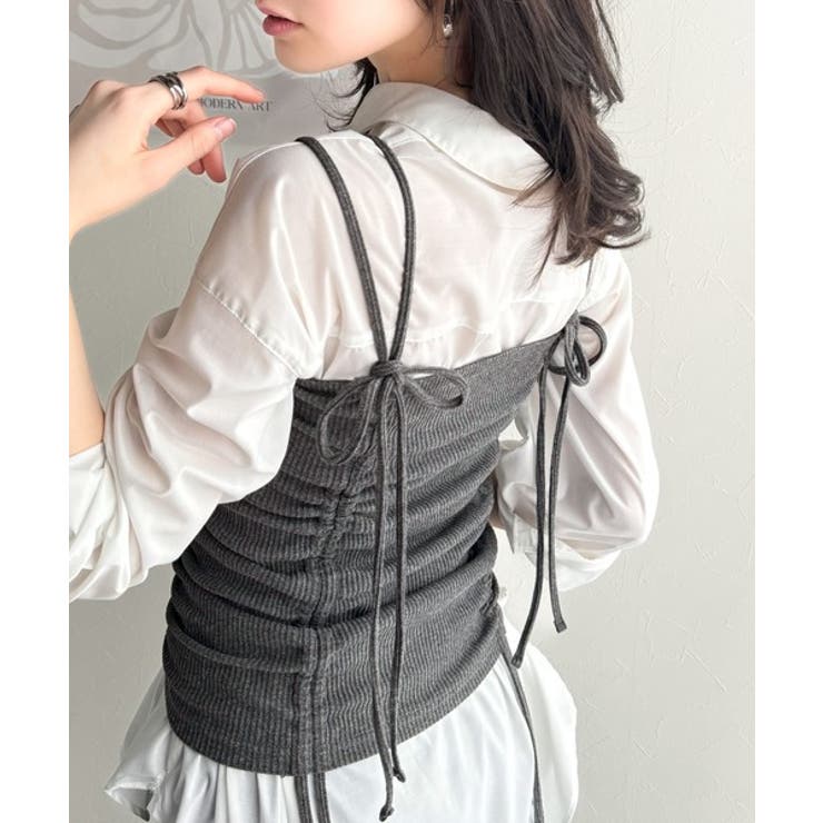 大人のシルエット。マルチwayドロストキャミソール | Classical Elf  | 詳細画像26 