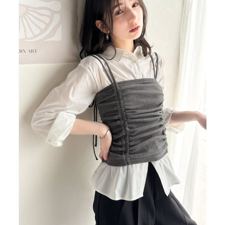 大人のシルエット。マルチwayドロストキャミソール | Classical Elf  | 詳細画像29 