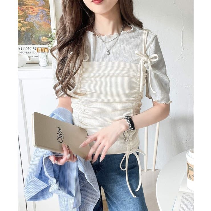 大人のシルエット。マルチwayドロストキャミソール | Classical Elf  | 詳細画像5 