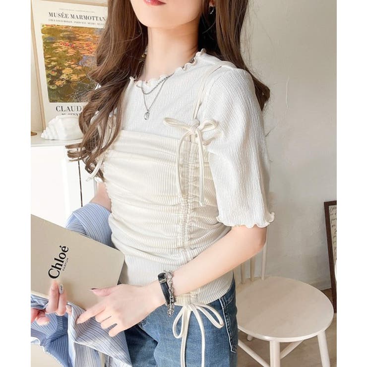 大人のシルエット。マルチwayドロストキャミソール | Classical Elf  | 詳細画像6 