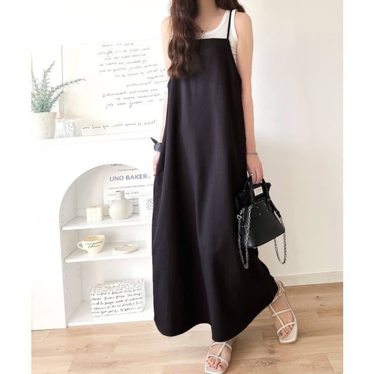 大人の魅力が引き立つロングキャミワンピース（ロング丈） | Classical Elf  | 詳細画像6 