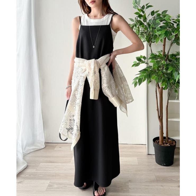 大人の魅力が引き立つロングキャミワンピース（ロング丈） | Classical Elf  | 詳細画像9 