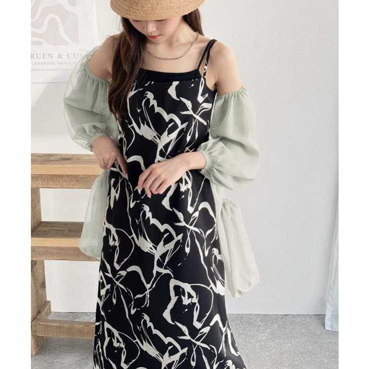 大人の魅力が引き立つロングキャミワンピース（ロング丈） | Classical Elf  | 詳細画像12 