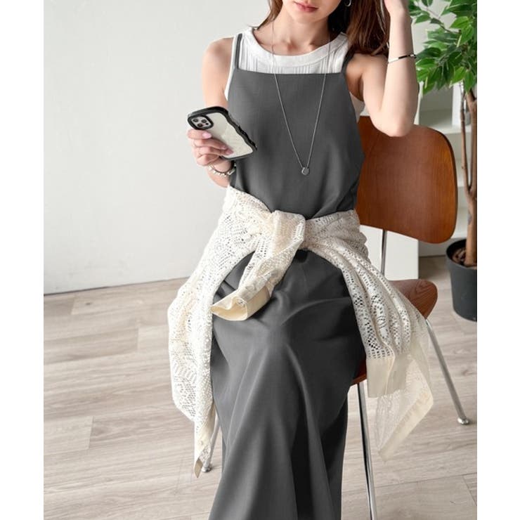 大人の魅力が引き立つロングキャミワンピース（ロング丈） | Classical Elf  | 詳細画像22 