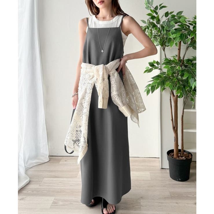 大人の魅力が引き立つロングキャミワンピース（ロング丈） | Classical Elf  | 詳細画像23 