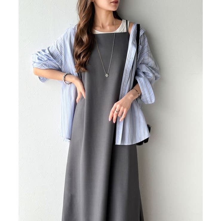 大人の魅力が引き立つロングキャミワンピース（ロング丈） | Classical Elf  | 詳細画像25 