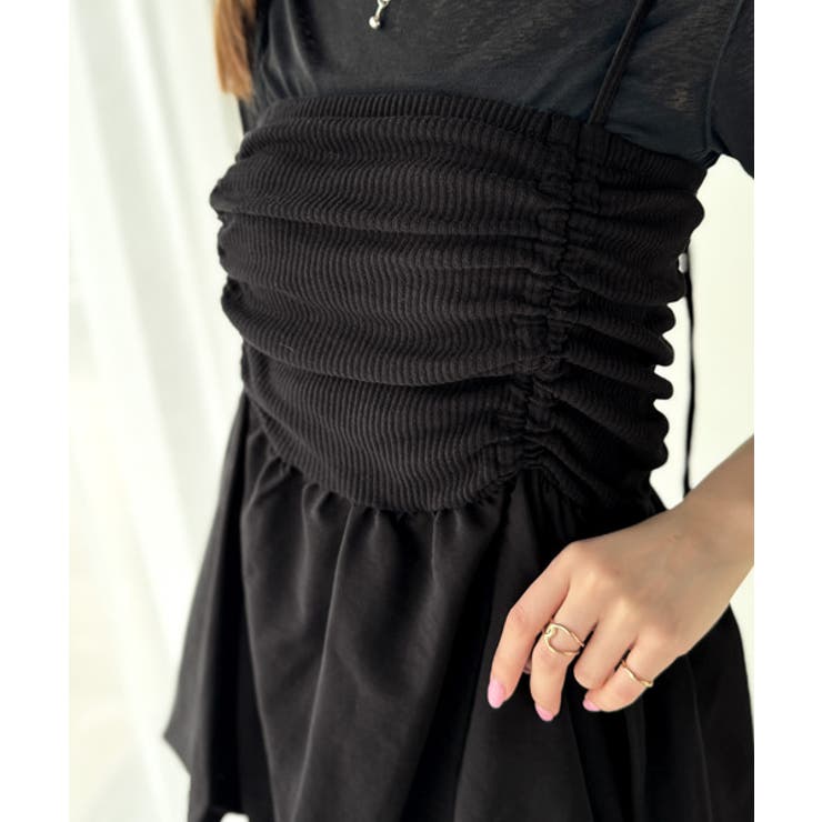 気になるライン、フワッと隠してオトナ可愛さ大爆発！前後2wayバルーンキャミソー… | Classical Elf  | 詳細画像21 