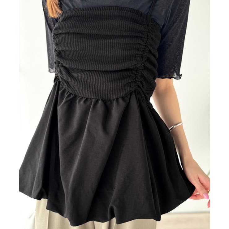 気になるライン、フワッと隠してオトナ可愛さ大爆発！前後2wayバルーンキャミソー… | Classical Elf  | 詳細画像22 