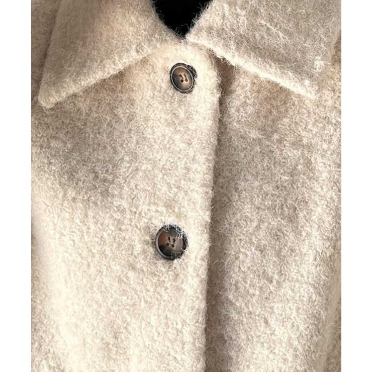 ベーシックアウターを、素材感で大人見えに◎リングシャギーショートコクーンシルエッ… | Classical Elf  | 詳細画像43 