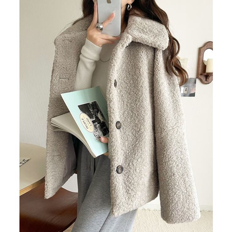 モコっとかわいく、冬支度♪ふんわり軽やか×暖かみたっぷり！コクーンシルエットテデ… | Classical Elf  | 詳細画像24 