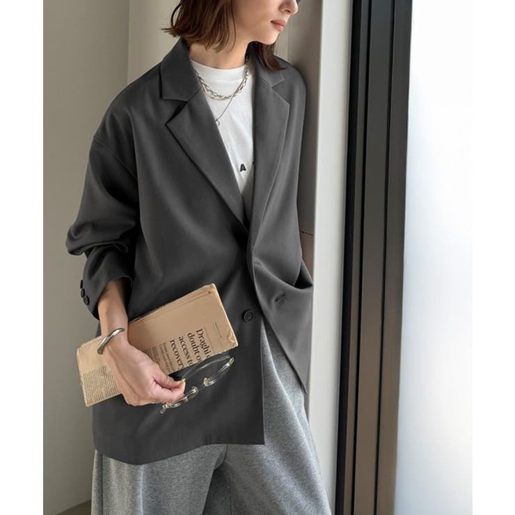 きちんと感とリラックス感を両立。ゆるシルエット、テーラードジャケット | Classical Elf  | 詳細画像17 