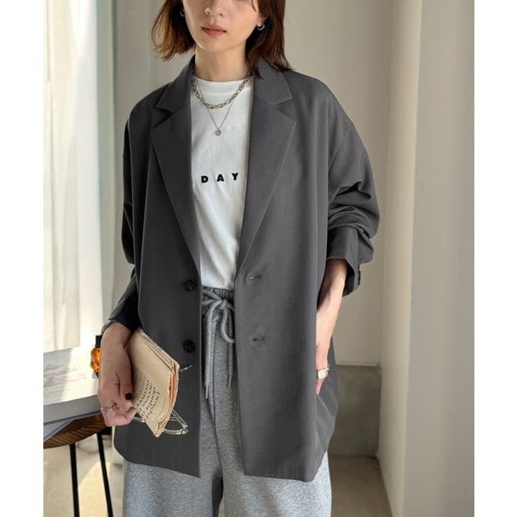 きちんと感とリラックス感を両立。ゆるシルエット、テーラードジャケット | Classical Elf  | 詳細画像18 