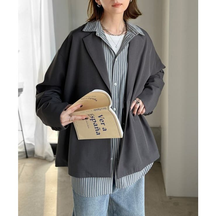 きちんと感とリラックス感を両立。ゆるシルエット、テーラードジャケット | Classical Elf  | 詳細画像20 