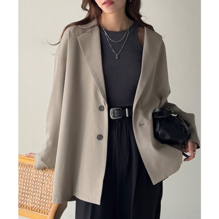 きちんと感とリラックス感を両立。ゆるシルエット、テーラードジャケット | Classical Elf  | 詳細画像23 