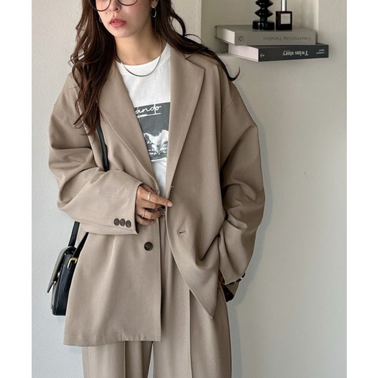 きちんと感とリラックス感を両立。ゆるシルエット、テーラードジャケット | Classical Elf  | 詳細画像27 