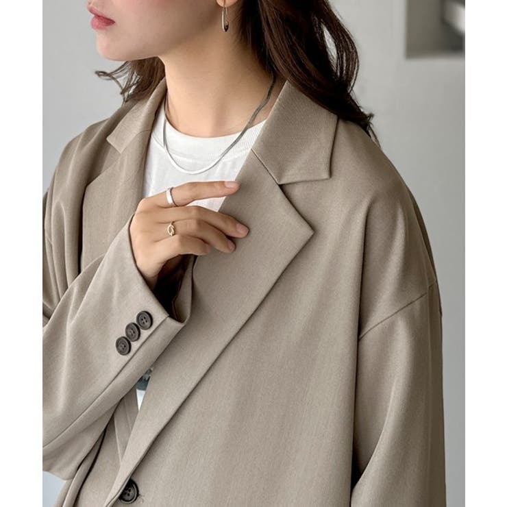 きちんと感とリラックス感を両立。ゆるシルエット、テーラードジャケット | Classical Elf  | 詳細画像32 