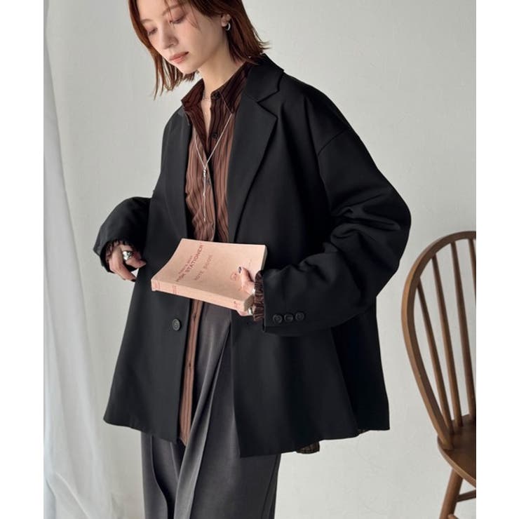 きちんと感とリラックス感を両立。ゆるシルエット、テーラードジャケット | Classical Elf  | 詳細画像2 