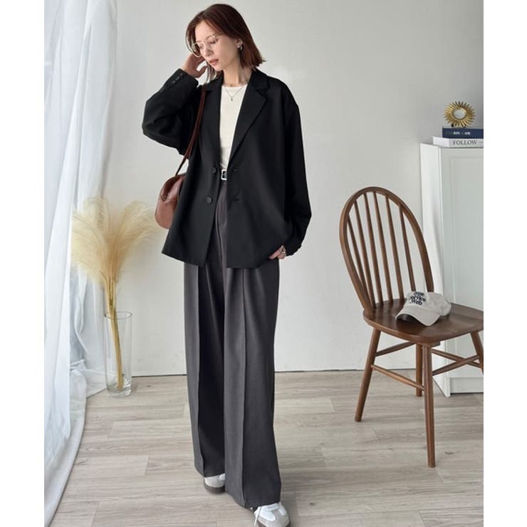 きちんと感とリラックス感を両立。ゆるシルエット、テーラードジャケット | Classical Elf  | 詳細画像6 