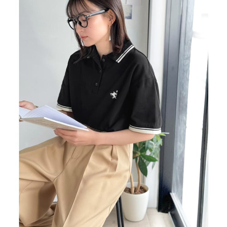 クラシカル×スポーティMIX。綿100％胸刺繍 ラインデザインオーバーサイズ鹿の… | Classical Elf  | 詳細画像11 