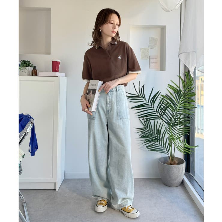 クラシカル×スポーティMIX。綿100％胸刺繍 ラインデザインオーバーサイズ鹿の… | Classical Elf  | 詳細画像20 