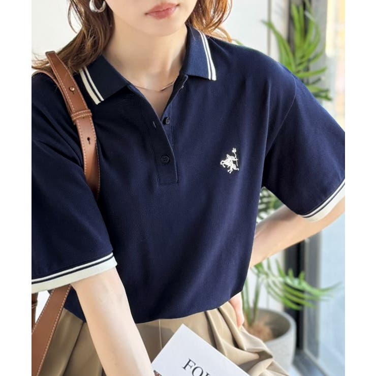 クラシカル×スポーティMIX。綿100％胸刺繍 ラインデザインオーバーサイズ鹿の… | Classical Elf  | 詳細画像21 