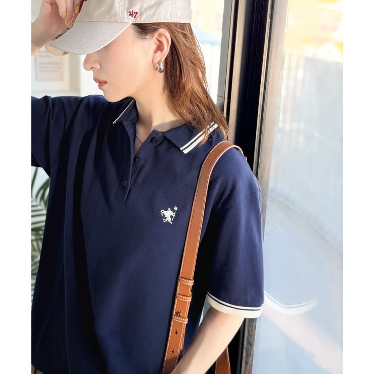 クラシカル×スポーティMIX。綿100％胸刺繍 ラインデザインオーバーサイズ鹿の… | Classical Elf  | 詳細画像23 