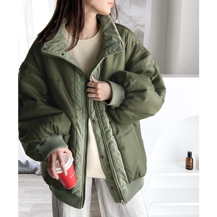 4wayを楽しむ。M-65リバーシブル中綿ブルゾンジャケット[品番